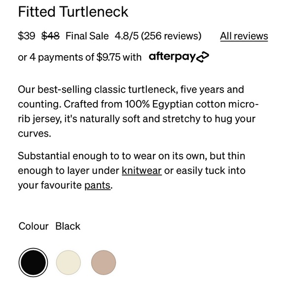 Kotn turtleneck shirt - Picture 4 of 4